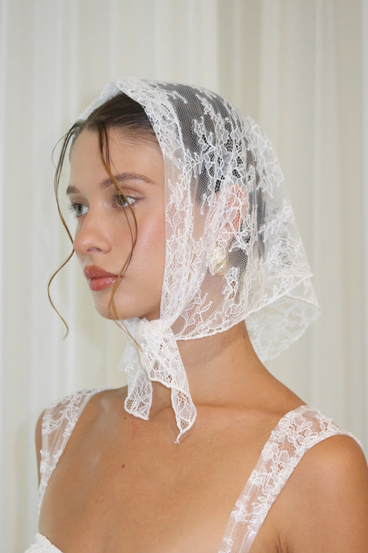 lace headscarf