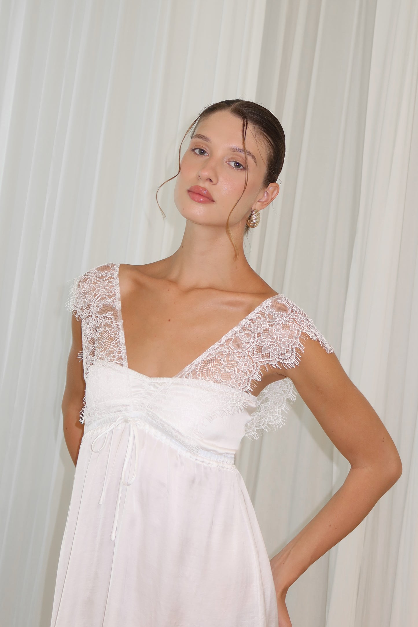 lace mini dress